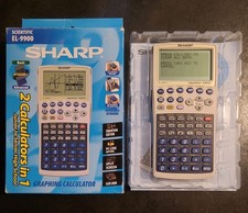 Sharp EL-9900 - Equation Editor Scientific Calculator - Complete / working - VGC