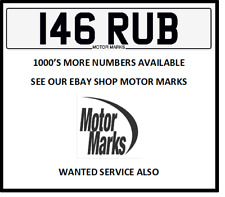 146 RUB CHERISHED NUMBER PLATE ONE FOR GRUB FOOD CAFE CATERING BURGER VAN MOBILE