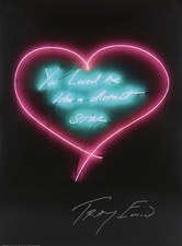 Signed Tracey Emin 'You Loved Me Like a Distant Star' Poster in Original Tube