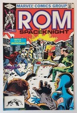 rom spaceknight #31, marvel comics 1982, 2nd app of rogue, mystique apps