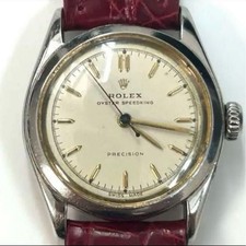 Rolex Oyster Speed ​​King 50s Antique White Dial Hand Winding Wristwatch