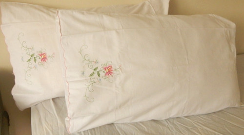 Pair pillowcases 100 cotton - pillowcases, 100%
