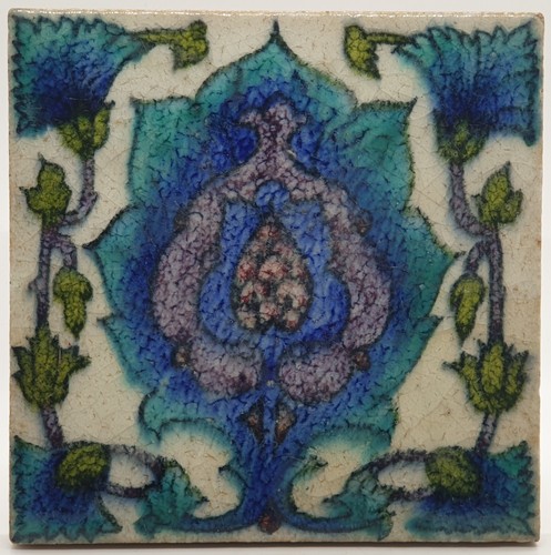 Antique fireplace tile - antique,