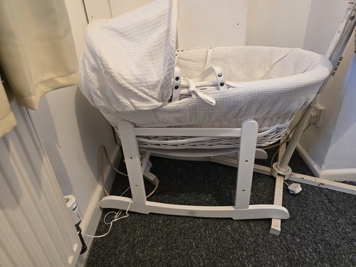 Wicker baby moses - basket, with