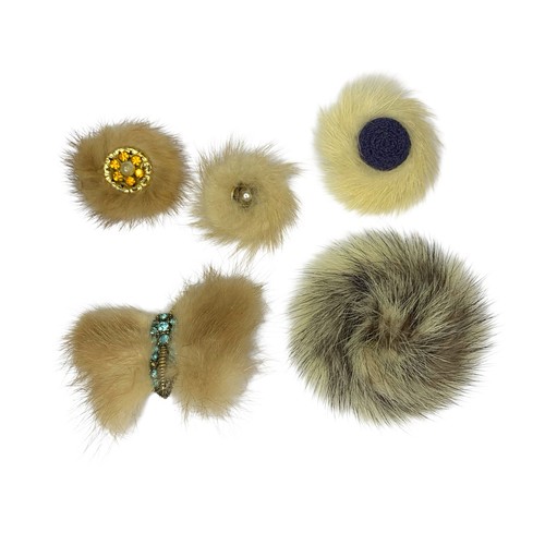 Vintage mink fur - vintage, pin