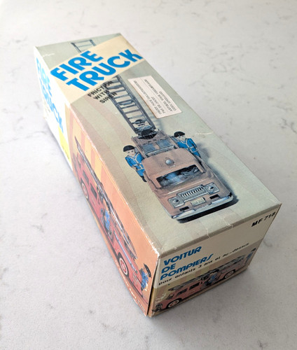 Vintage tinplate fire - vintage, truck