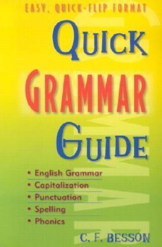 Quick grammar guide f - grammar,