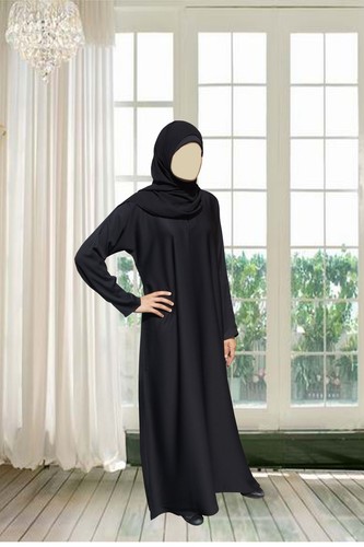 Plain nida quality - quality, abaya