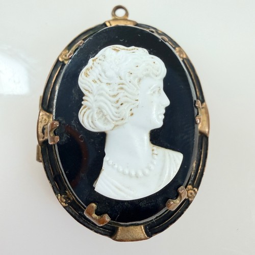 Antique victorian cameo - antique,