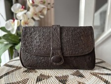 Vintage Genuine Ostrich Skin