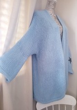 Chunky Hand Knit Mohair Wool