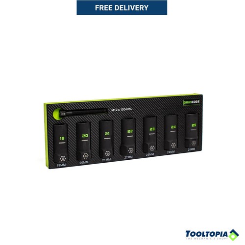Gripedge 7pc drive - 1/2, metric