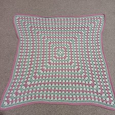 Hand Knitted Crochet Baby Pram