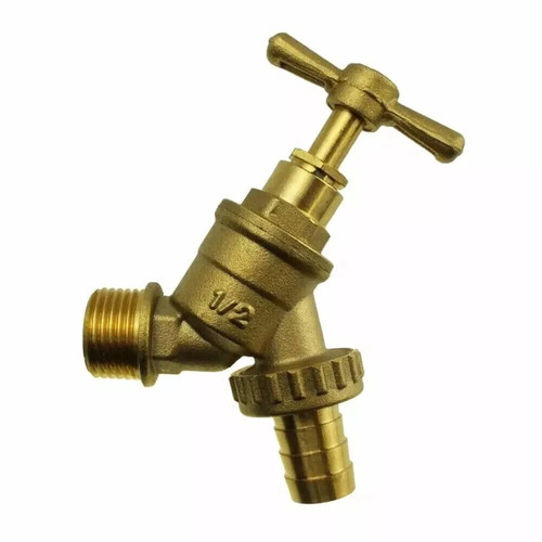 Brass outdoor garden tap - tap, hose