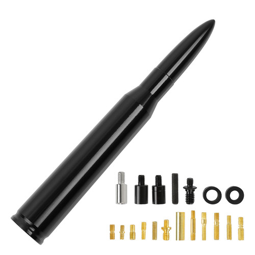 137mm black truck car stubby - 137mm,