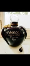 Rare Vintage Christian Dior Poison Perfume Bottles huge factice & mini parfum 