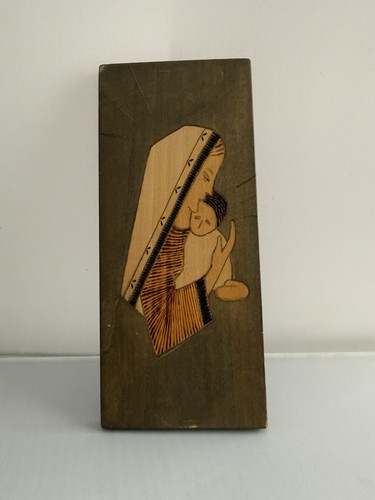Mid century wood - marquetry, and