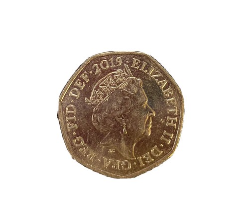 50p coin elizabeth dei - 50p,