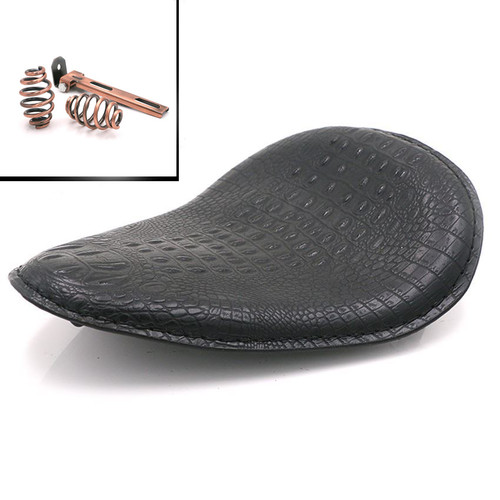 Black alligator solo - black, bobber