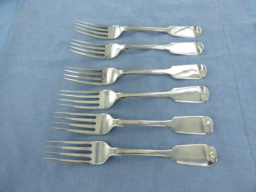 Antique sterling silver six - antique, of