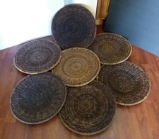 7 Ratan Wicker  14" Charger