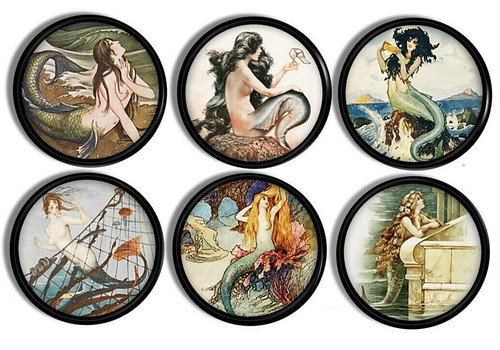 Decorative mermaid bathroom - decorative,