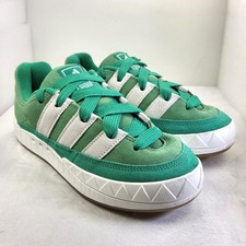 ADIDAS Adimatic Womens Trainers Suede Green Grey UK6.5 (X180)