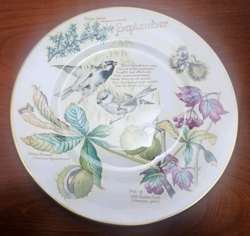 Caverswall september plate - caverswall,