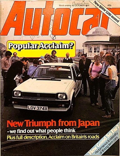 Autocar magazine oct - 10-oct-81,