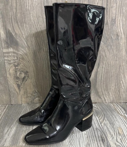 Zara basic patent black - zara,