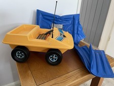 Pedigree Sindy 1970s Vintage Camper Buggy Foldaway Tent Airbed. 44542. Boxed.GC