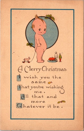 Cupie doll poem merry - ,