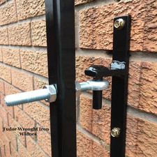 Gate hinges 12mm - wrought, iron