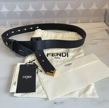 Brand New Fendi Black Leather