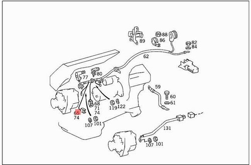 Genuine mercedes pin bushing - mercedes,