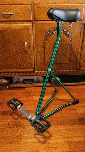 Bike stool made - made, reclaimed