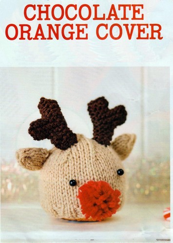 Christmas reindeer choc orange - christmas,