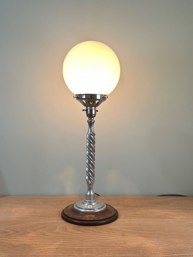 Large vintage art deco - deco, chrome