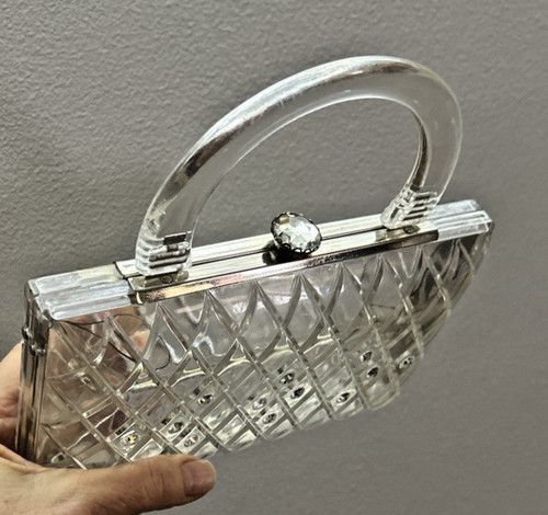 Vintage clear lucite - vintage,
