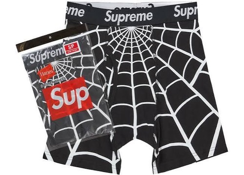 Supreme hanes black spider - supreme, spider-man