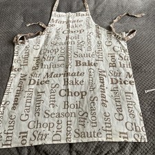 Ladies Apron Linen Cotton Kitchen Cooking Baking