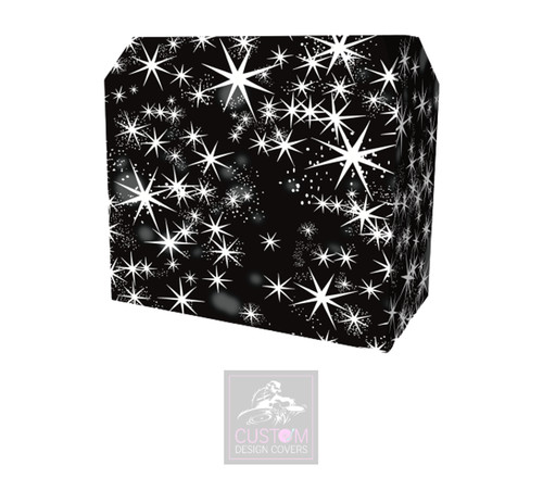 Black white stars lycra - lycra, dj