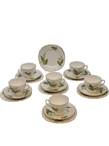 Royal vale bone china tea - bone, set