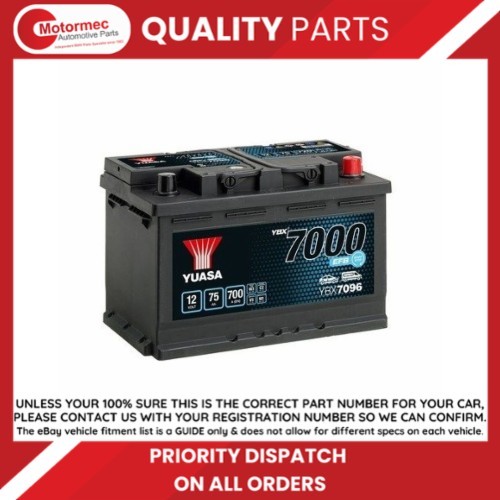 Yuasa ybx7096 12v - yuasa, 75ah