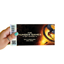 The Hunger Games Mock Ticket