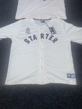 Baseball Top STARTER Black Label Baseball Tee/Jersey, Teal (RRP £39.99)