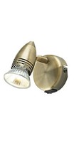 Dar Lighting Antique Brass Spotlight X 10 Available