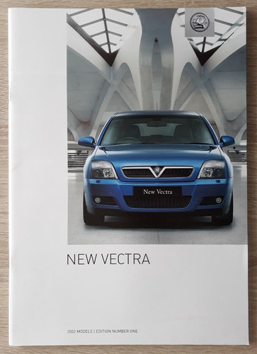 Vauxhall vectra brochure 2002 - brochure,