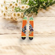 African Maasai Orange Multi