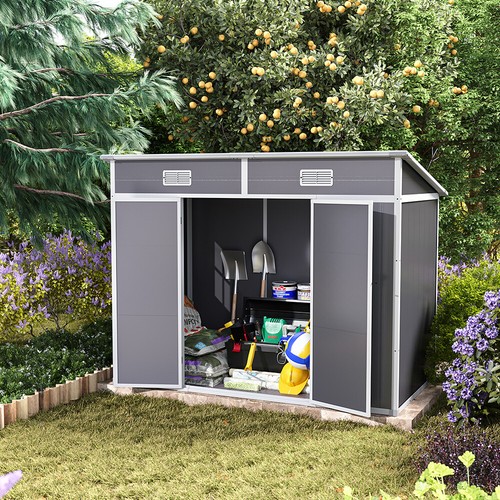 8ft plastic garden shed - 4,